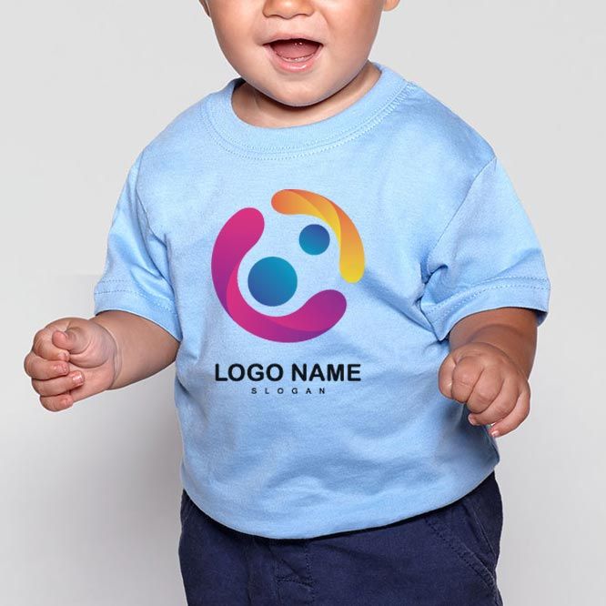 Camisetas manga corta roly baby de 100% algodón para personalizar vista 3