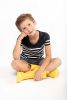 CAMISETA MARINERA ALGODÓN ORGÁNICO NIÑOS Manga corta