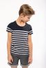 CAMISETA MARINERA ALGODÓN ORGÁNICO NIÑOS Manga corta