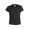 Camisetas manga corta hecom niño de 100% algodón negro con logo vista 1