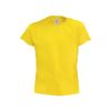 Camisetas manga corta hecom niño de 100% algodón amarillo con logo vista 1