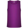 Camisetas técnicas roly interlagos de poliéster púrpura con impresión vista 1