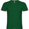 Camisetas manga corta roly samoyedo de 100% algodón verde botella con publicidad vista 1