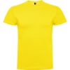 Camisetas manga corta roly braco de 100% algodón amarillo con impresión vista 1