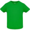 Camisetas manga corta roly baby de 100% algodón verde grass para personalizar vista 1