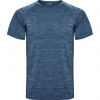 Camisetas técnicas roly austin de poliéster azul marino vigore con publicidad vista 1