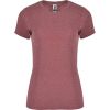 Camisetas manga corta roly fox mujer de poliéster granate vigoré con publicidad vista 1