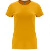 Camisetas manga corta roly capri mujer de 100% algodón naranja con logo vista 1