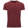 Camisetas manga corta roly husky de 100% algodón granate con impresión vista 1
