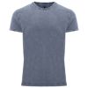 Camisetas manga corta roly husky de 100% algodón azul denim con impresión vista 1