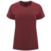 Camisetas manga corta roly husky mujer de 100% algodón granate vista 1