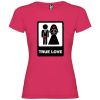 Camisetas despedida mujer para mujer con diseño true love especial 100% algodón roseton con impresión vista 1