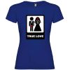 Camisetas despedida mujer para mujer con diseño true love especial 100% algodón royal con impresión vista 1