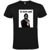 Camisetas despedida hombre despedida agente secreto hombre y unisex 100% algodón negro para personalizar vista 1