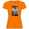 Camisetas despedida mujer para despedida de soltera con diseño chica wc 100% algodón naranja para personalizar vista 1