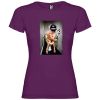 Camisetas despedida mujer para despedida de soltera con diseño chica wc 100% algodón púrpura para personalizar vista 1