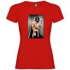 Camisetas despedida mujer para despedida de soltera con diseño chica wc 100% algodón rojo para personalizar vista 1