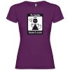 Camisetas despedida mujer de despedida para mujer con señal insert coin 100% algodón púrpura para personalizar vista 1