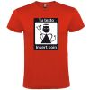 Camisetas despedida hombre diseño insert coin 100% algodón rojo para personalizar vista 1