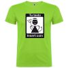 Camisetas despedida hombre diseño insert coin 100% algodón verde oasis para personalizar vista 1