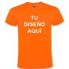 Camisetas despedida hombre de despedida en color 100% algodón naranja vista 1