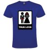 Camisetas despedida hombre de despedidas unisex con dibujo true love 100% algodón royal para personalizar vista 1