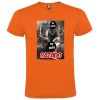 Camisetas despedida hombre para novios con diseño de cazador 100% algodón naranja con impresión vista 1