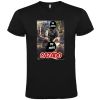 Camisetas despedida hombre para novios con diseño de cazador 100% algodón negro con impresión vista 1