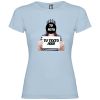 camiseta de fugitiva con tu foto sin fondo para despedida de soltera azul celeste con impresión vista 1