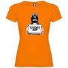 camiseta de fugitiva con tu foto sin fondo para despedida de soltera naranja con impresión vista 1