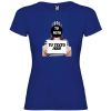 camiseta de fugitiva con tu foto sin fondo para despedida de soltera azul royal con impresión vista 1