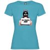 camiseta de fugitiva con tu foto sin fondo para despedida de soltera turquesa con impresión vista 1