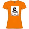 Camisetas despedida mujer para fiestas de despedida con diseño de fugitiva 100% algodón naranja para personalizar vista 1