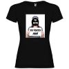 Camisetas despedida mujer para fiestas de despedida con diseño de fugitiva 100% algodón negro para personalizar vista 1