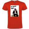 Camisetas despedida hombre de fiesta con foto de borracho 100% algodón rojo para personalizar vista 1