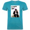 Camisetas despedida hombre de fiesta con foto de borracho 100% algodón turquesa para personalizar vista 1