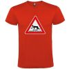 Camisetas despedida hombre de despedida 100% algodón rojo con impresión vista 1