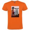 Camisetas despedida hombre de manga corta torero 100% algodón naranja vista 1