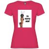 Camisetas despedida mujer de fiestas con tu foto diseño de conejita 100% algodón roseton con impresión vista 1
