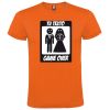 Camisetas despedida hombre manga corta game over 100% algodón naranja vista 1