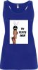 Camisetas despedida mujer de tirantes de despedida en color 100% algodón royal para personalizar vista 1