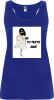 Camisetas despedida mujer de tirantes de despedida en color con diseño de novia corriendo 100% algodón royal con impresión vista 1