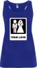 Camisetas despedida mujer de tirantes de despedida true love 100% algodón royal para personalizar vista 1